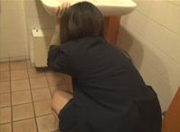 むっちりどM JKゆうなちゃん！トイレで立っていられないびちょマンバック突き残念映像のサンプル画像